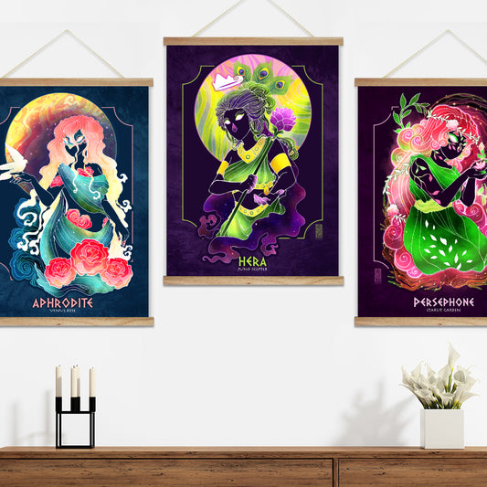 Interstellar Olympus: Olympians Wall Scrolls