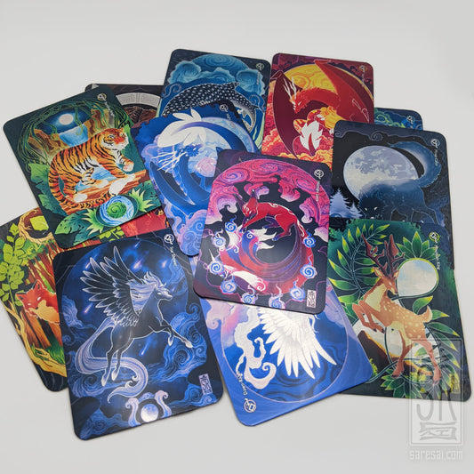 Drifted Thought Animalia: Metal Trading Cards